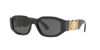 Picture of Versace VE 4361 GB1/87 Black Plastic Geometric Sunglasses Grey Lens