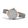 Picture of BERING Women Analog Solar Collection Watch with Stainless Steel Strap and Sapphire Crystal 14631-369, Rose Gold, Bracelet