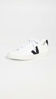 Picture of Veja Women's Esplar Logo Sneakers, Extra White/Black, 4 Medium US