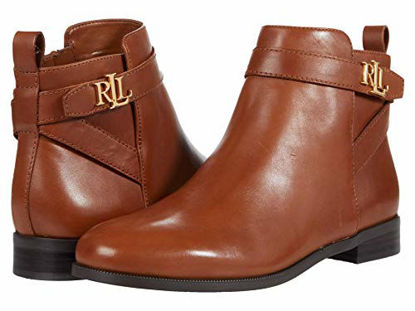 Picture of Ralph by Ralph Lauren womens Mid Calf Boot, Deep Saddle Tan, 6.5 US