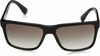 Picture of Prada Conceptual PR 19SS 1AB0A7 Black Plastic Square Sunglasses Grey Gradient Lens