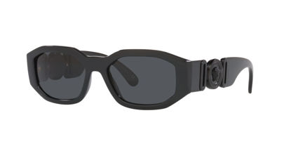 Picture of Versace Unisex Sunglasses Black Frame, Dark Grey Lenses, 53MM