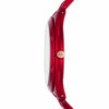 Picture of Michael Kors Women's Slim Runway Quartz Watch with Stainless-Steel-Plated Strap, Red, 20 (Model: MK3895)