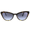 Picture of Prada Catwalk PR 01VS 2AU08I Tortoise Plastic Cat-Eye Sunglasses Purple Gradient Lens