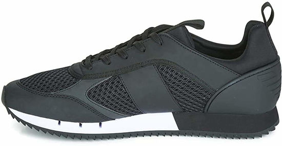 Picture of EA7 Men's Woven Trainers, Black, 10.5 US