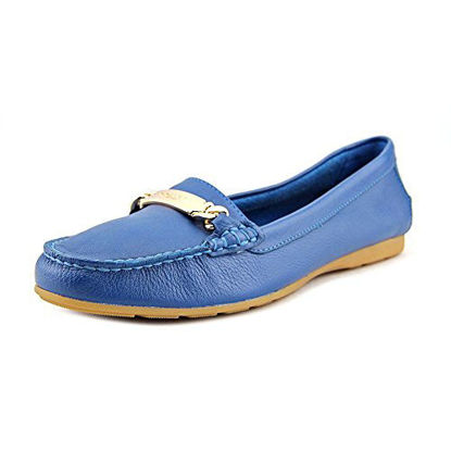 Picture of Coach Olive Pebble Grain Women US 9.5 Blue Loafer