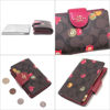 Picture of COACH Womens Medium Corner Zip Wallet In Signature Canvas (IM/Brown Black Multi With Ornament Print)