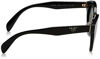 Picture of Prada PR05TS 1AB1A1 Black PR05TS Round Sunglasses Lens Category 3 Size 53mm