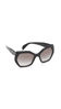 Picture of Prada Heritage PR 16RS 1AB0A7 Black Plastic Butterfly Sunglasses Grey Gradient Lens