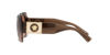 Picture of Versace VE 4405 533213 Brown Plastic Rectangle Sunglasses Brown Gradient Lens