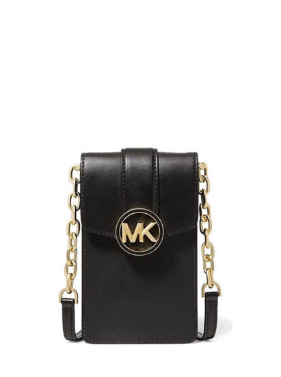 MICHAEL KORS: Michael Ginny leather bag - Black | MICHAEL KORS mini bag  32F7GGNM8L online at GIGLIO.COM