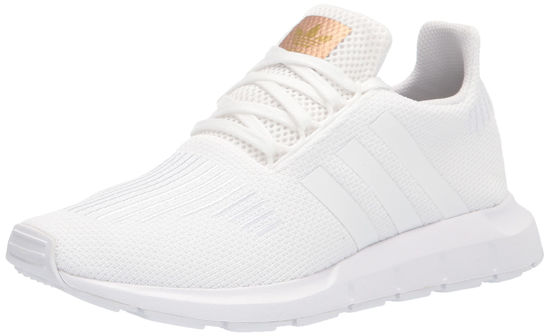 Picture of adidas Originals Women's Swift Running Shoe, White/White/Copper Metallic, 10