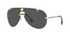 Picture of Versace Man Sunglasses Gold Frame, Dark Grey Lenses, 0MM