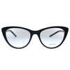 Picture of Prada Millennials PR 05XV 1AB1O1 Black Plastic Cat-Eye Eyeglasses 53mm