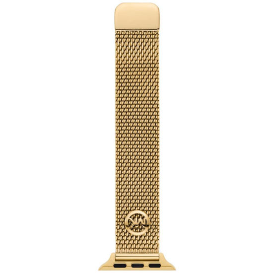 Picture of Michael Kors Women's Gold-Tone Stainless Steel Mesh Band for Apple Watch®, 38/40/41mm and 42/44/45mm (Model: MKS8052)