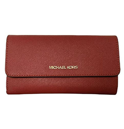 Picture of Michael Kors Trifold Wallet (Large, Flame)