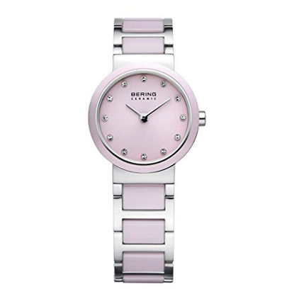 Picture of BERING Time | Women's Slim Watch 10725-999 | 25MM Case | Ceramic Collection | Stainless Steel Strap with Ceramic Links | Scratch-Resistant Sapphire Crystal | Minimalistic - Designed in Denmark