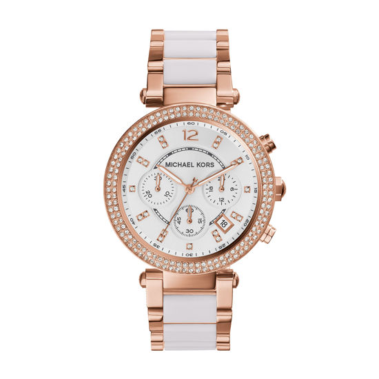 Picture of Michael Kors Women's Parker Rose Gold-Tone Watch MK5774