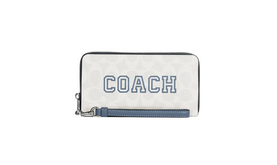 Coach indigo discount wallet