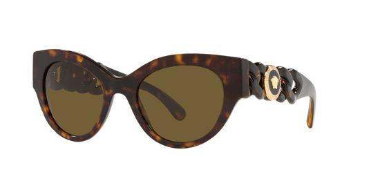 Picture of Versace VE4408 Havana/Dark Brown One Size