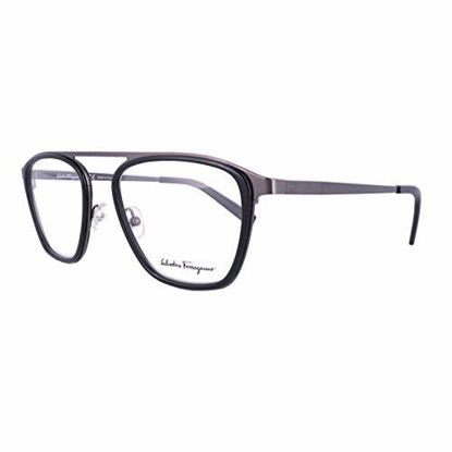 Picture of Eyeglasses Salvatore Ferragamo SF 2834 001 Black/Clear Lens