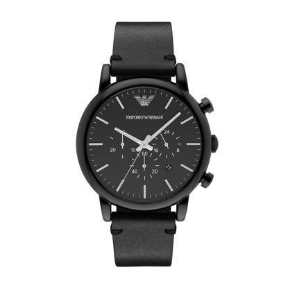 Picture of Emporio Armani Men's AR1918 Dress Black Leather Watch