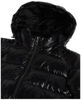 Picture of GUESS mens Mid-weight Puffer Jacket With Removable Hood Down Alternative Coat, Black, XX-Large US