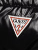 Picture of GUESS mens Mid-weight Puffer Jacket With Removable Hood Down Alternative Coat, Black, XX-Large US