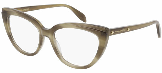 Picture of Alexander McQueen AM0253O Brown 53/17/145 women Eyewear Frame