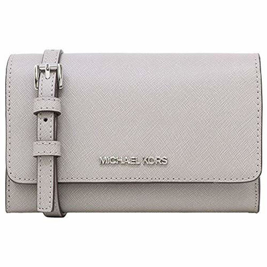 Michael kors pearl on sale grey crossbody bag