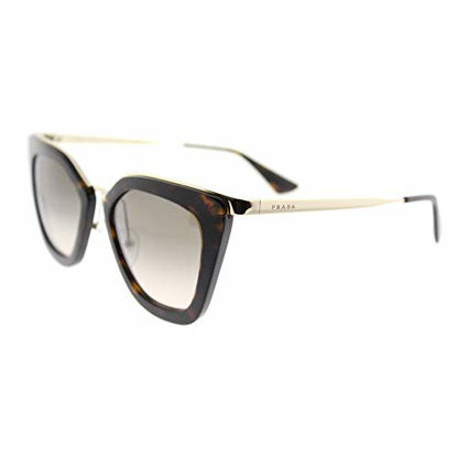 Picture of Prada Women's 0PR 53SS Havana/Brown Gradient