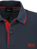 Picture of Hugo Boss Mens Firenze 33 Regular Fit Polo 50268712 (Medium, Dark Blue)