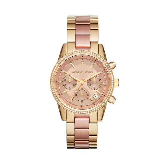 Picture of Michael Kors Women's Ritz Gold-Tone Watch MK6475