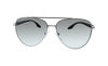 Picture of Prada Linea Rossa PS 52WS 1BC08O Silver Metal Aviator Sunglasses Grey Gradient Lens