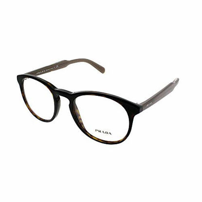 Picture of Prada Men's PR 19SV Eyeglasses Havana 48mm