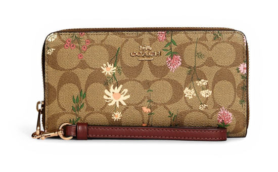 Coach Wildflower Signature Canvas Bag Charm Key FOB C4316 Khaki :  Amazon.in: Bags, Wallets and Luggage