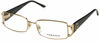 Picture of Versace VE 1163M 1252 Pale Gold Metal Rectangle Eyeglasses 52mm