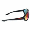 Picture of Prada Active PS 10US DG09Q1 Black Rubber Plastic Sport Sunglasses Blue Mirror Red Lens