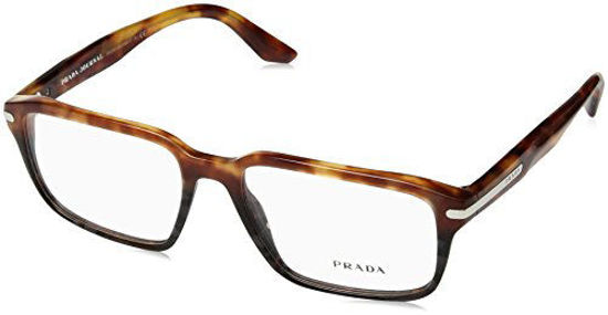 Picture of Prada PR09TV Eyeglass Frames UFN1O1-55 - Light Havana/Spotted Grey PR09TV-UFN1O1-55