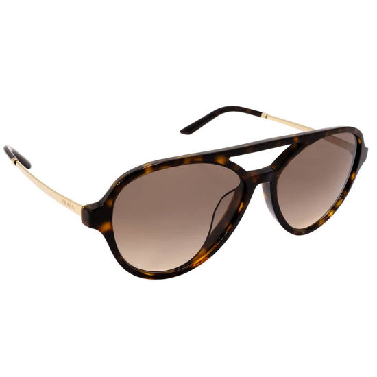 GetUSCart- Prada - PR59XS Pale Gold/Matte Pink Round Women Sunglasses - 54mm