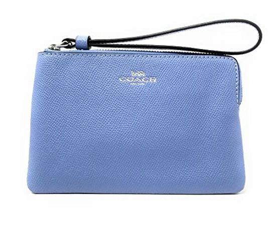 Coach cheap wristlet blue