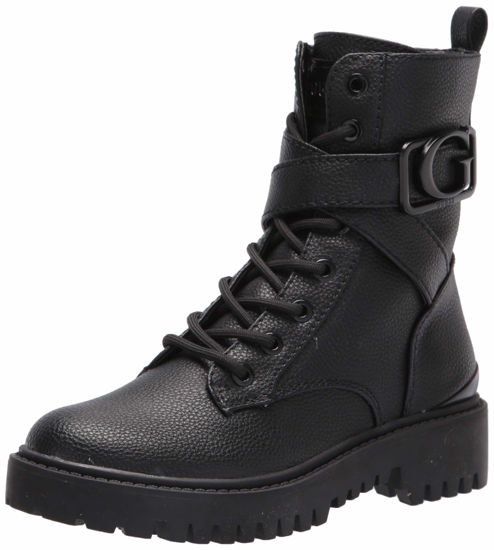 Picture of GUESS Women's Orana Combat Boot, Black, 5