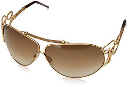 Picture of Roberto Cavalli Women's Beid 850/S 850S D26 Gold Aviator Sunglasses 70mm