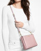 Picture of Michael Kors Trisha Leather Medium Triple Compartment Crossbody (Dark Powder Blush)