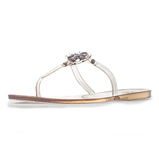 Tory burch mini 2025 miller flat sandal