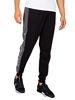 Picture of EA7 Men's Side Stripe Logo Joggers, Black, XS