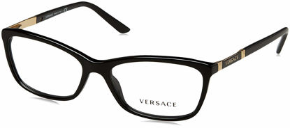 Picture of Versace VE3186 Eyeglass Frames GB1-54 - Black VE3186-GB1-54