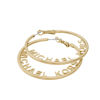 Picture of Michael Kors Women's Gold-Tone Stainless Steel Hoop Earrings (Model: MKJ7992710)