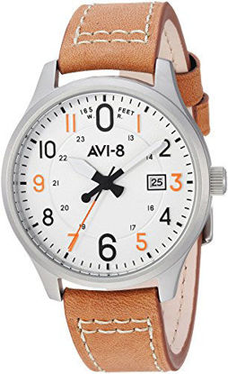 Picture of AV-4053 Hawker Hurricane Analog Display Japanese Quartz Watch with Leather Band