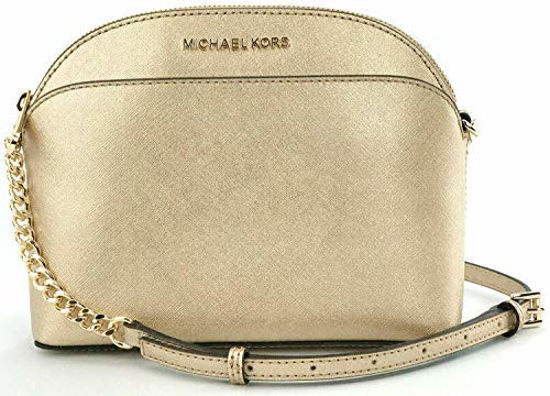Michael Kors Emmy Satchel Leather Handbag Brown Code MKBB1 